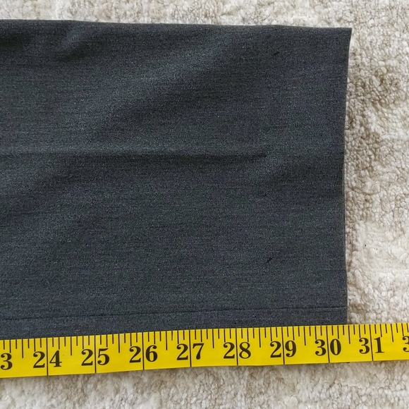 Express Editor Heathered Viscose Blend Trouser Pants 6 Gray - Picture 16 of 16